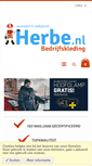 Mobile Screenshot of herbe.nl